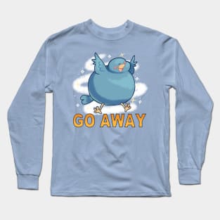 Go Away Bird Prints Long Sleeve T-Shirt